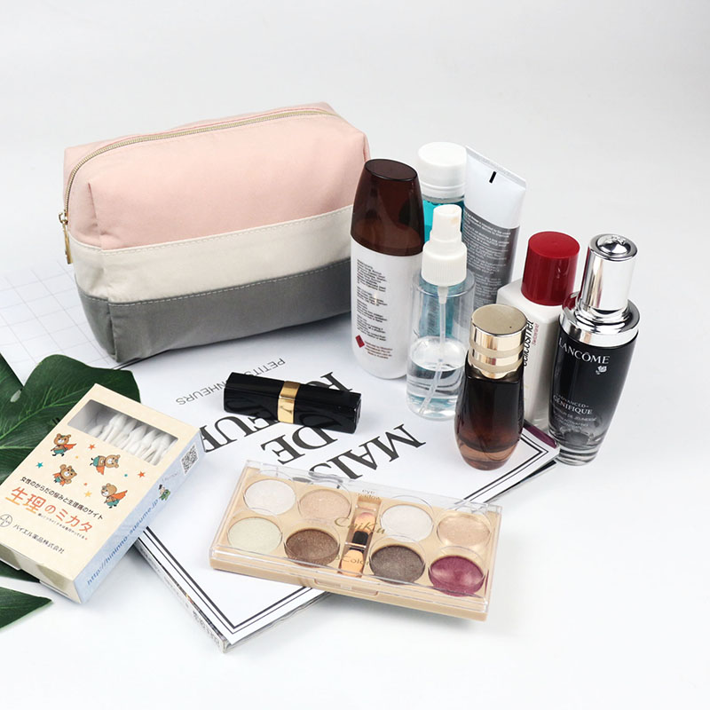 Duurzame cosmetische tas van Tencel-materiaal