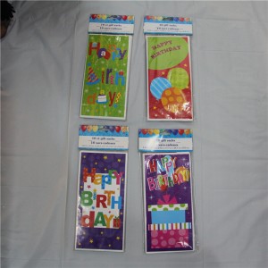 Geen handvat Papieren zakken voor partijverpakkingsgoed Cookie Candy Kraft papieren zak