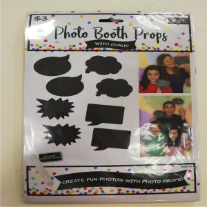 Dance Party Prom Favor Kits Fotohokje rekwisieten met krijt