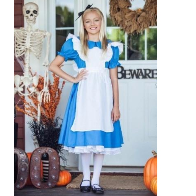 Feestdagen / Carnaval Tiener Halloween Kostuum Kind Deluxe Alice Jurken