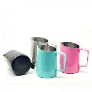 Espressoopschuimkan van roestvrij staal van 400 ml en 600 ml