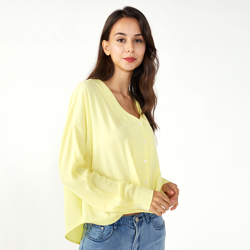 Lange mouwen Office Dames Lente Dames Chiffon Tops