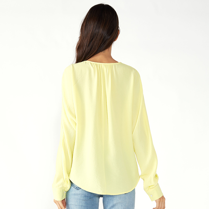 Lange mouwen Office Dames Lente Dames Chiffon Tops