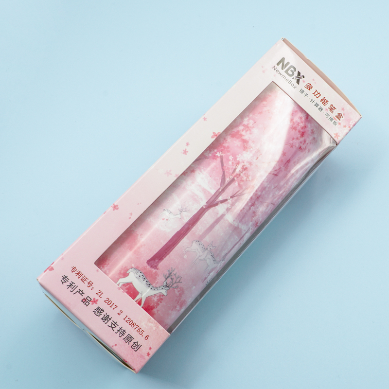 Chinese innovatieve briefpapier Sakura drijfzand etui