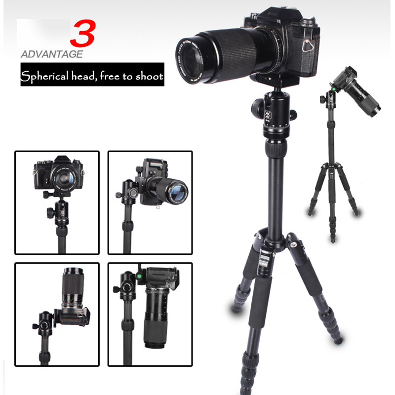 DIat AM225A + KH10 Professioneel videocamera statief Buiten Lichtgewicht Aluminium Magnesiumlegering Camerastatief