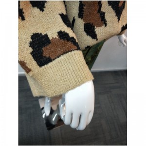 BEDRUKTE BREDE MANCHETJES JUMPER RLWS0008F