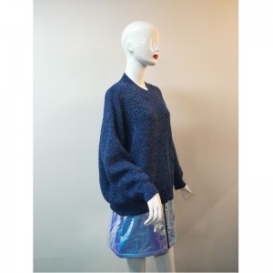 BLAUWE V-HALS JUMPER RLWS0015F