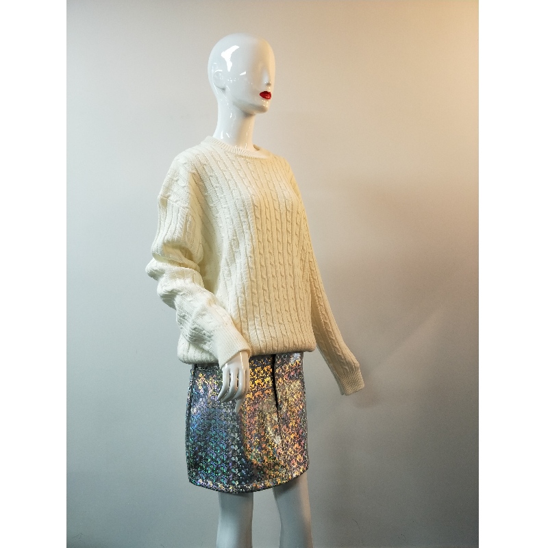 WIT KABEL SWEATER RLWS0022F