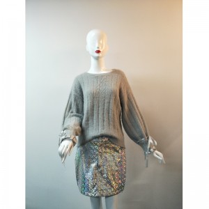 GRIJZE CREW SWEATER RLWS0026F