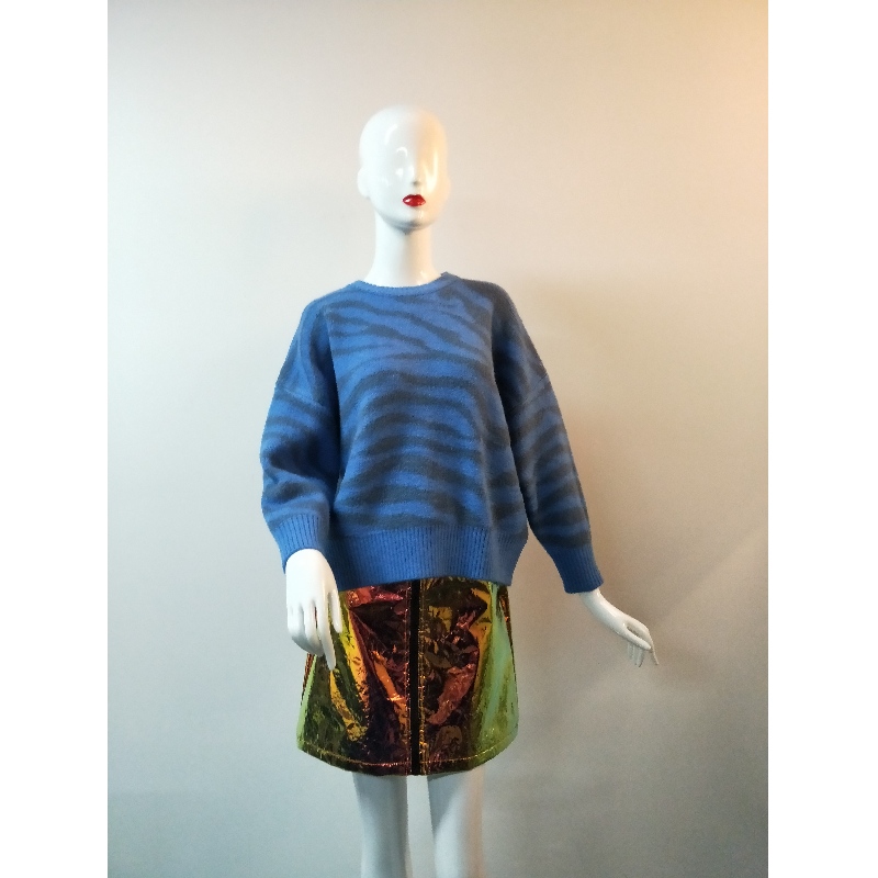 BLAUWE STREEP SWEATER RLWS0078F