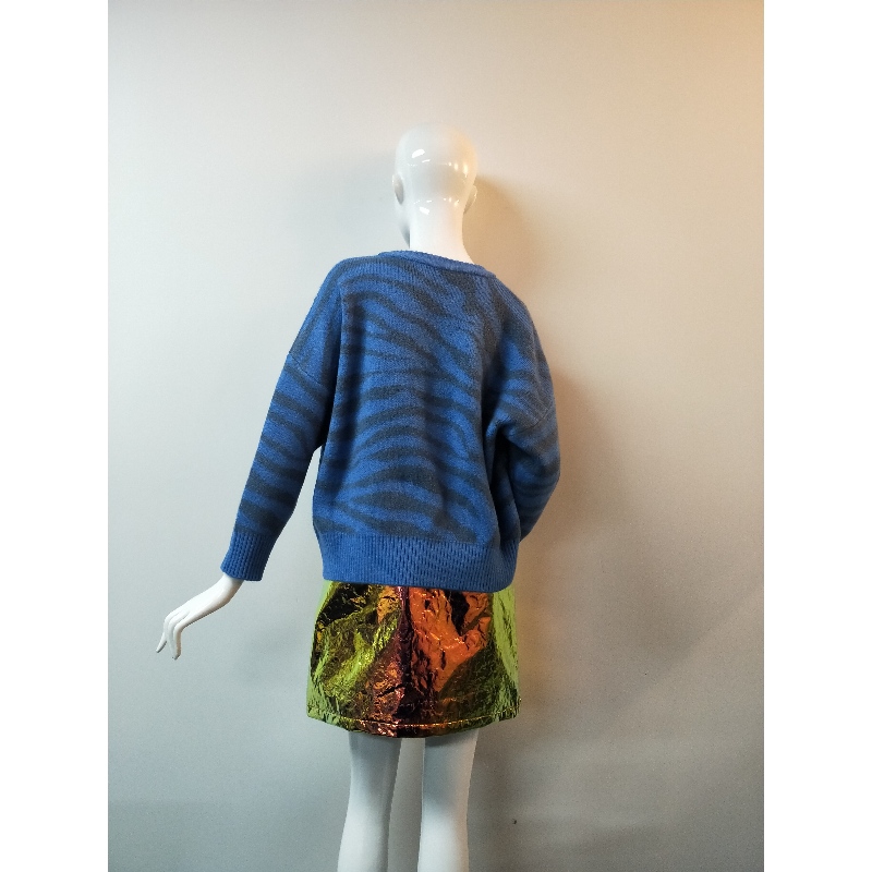 BLAUWE STREEP SWEATER RLWS0078F