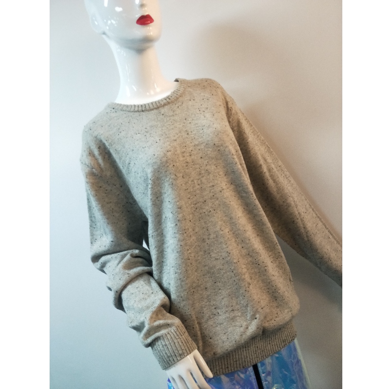 GRIJZE LANGE MOUWEN SWEATER RLWS0089F