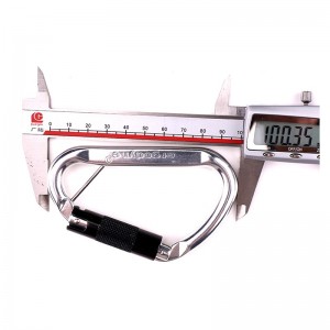 Luchtvaart aluminium bergbeklimmen quick gesp outdoor rotsklimmen karabijnhaak camping fitness yoga hangmat met accessoires aluminium legering veiligheidshaak