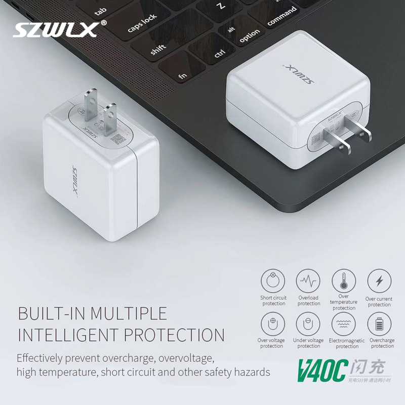WEX - V40C OPPO VOOC laadadapter voor flits, muurlader, reislader