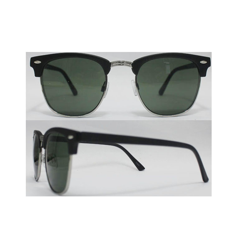 PC-zonnebrillen voor heren, combinatieframe, UV 400-lens, OEM-bestellingen zijn welkom