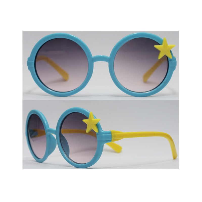 Nieuwe modieuze kinderen plastic zonnebril, pak voor meisjes, verschillende kleuren zijn beschikbaar