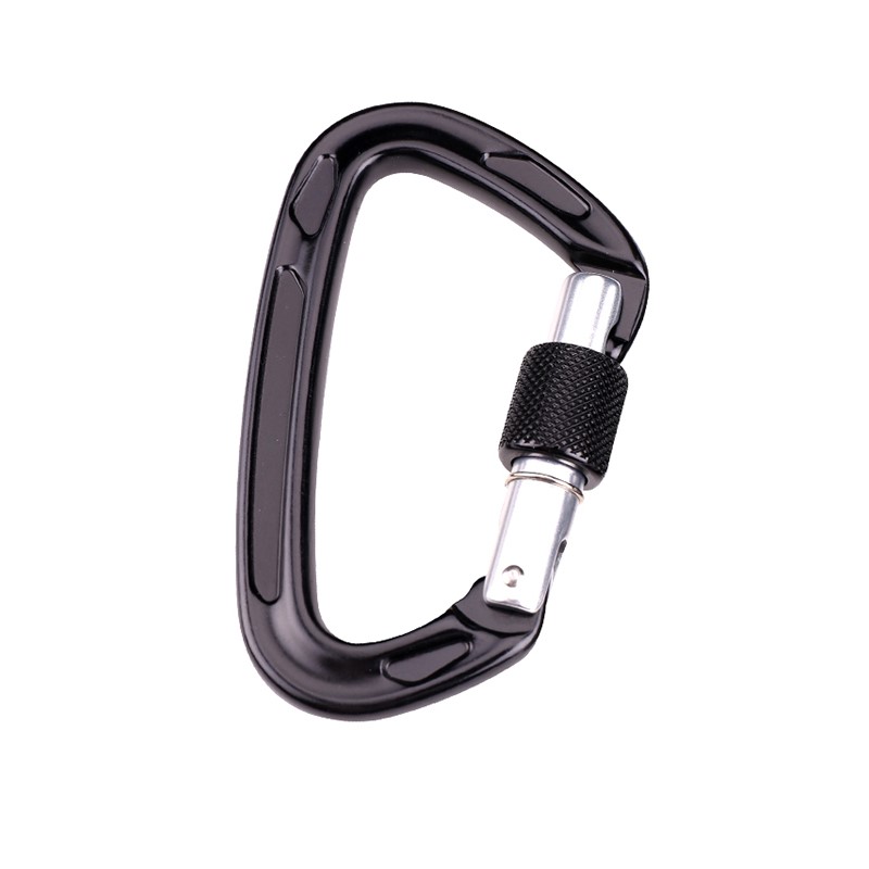 Outdoor haak rotsklimmen camping hoofdslot bergbeklimmen gesp multifunctionele moer karabijnhaak bergbeklimmen gesp outdoor quick vangst quick fall apparatuur veiligheidsslot sondegat d-type draadslot hoofdslot luchtvaart aluminium
