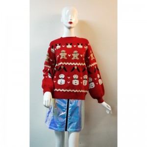 RODE CARTOON PRINT SWEATER RLWS0135F DAMES