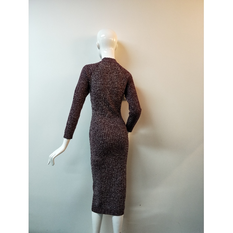 OXBLOOD METALIC LONGLINE TRUI JURK RLWS0136F