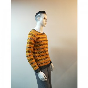 ORANJE PRINT SWEATER RLMS0012F