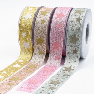 8 # aangepaste mode cadeau lint gestreepte bedrukte grosgrain lint