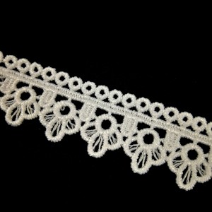 Topkwaliteit melkzijde kant 2,1 cm polyester kanten rand Guipure kanten rand