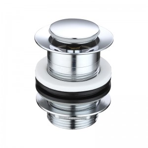 Glanzend chroom pop-up pop-up klik klapafval