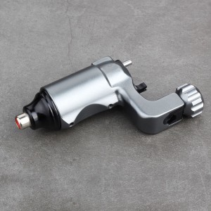 1 Stks Grijs Nieuwe Topkwaliteit RCA 3.5mm Interface Tattoo Rotary Machinegeweer Professionele Tattoo roterende machine maquina de tatuagem