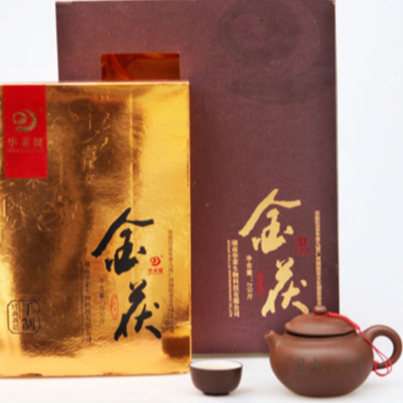 2000g goud fuzhuan hunan anhua zwarte thee gezondheidszorg thee