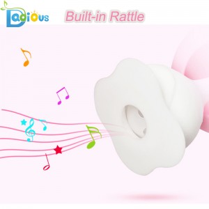 Nieuw ontwerp Veiligheid Baby Bijtring Rammelaar Food Grade Silicone Baby Bijtring BPA-vrije Baby Bijtring