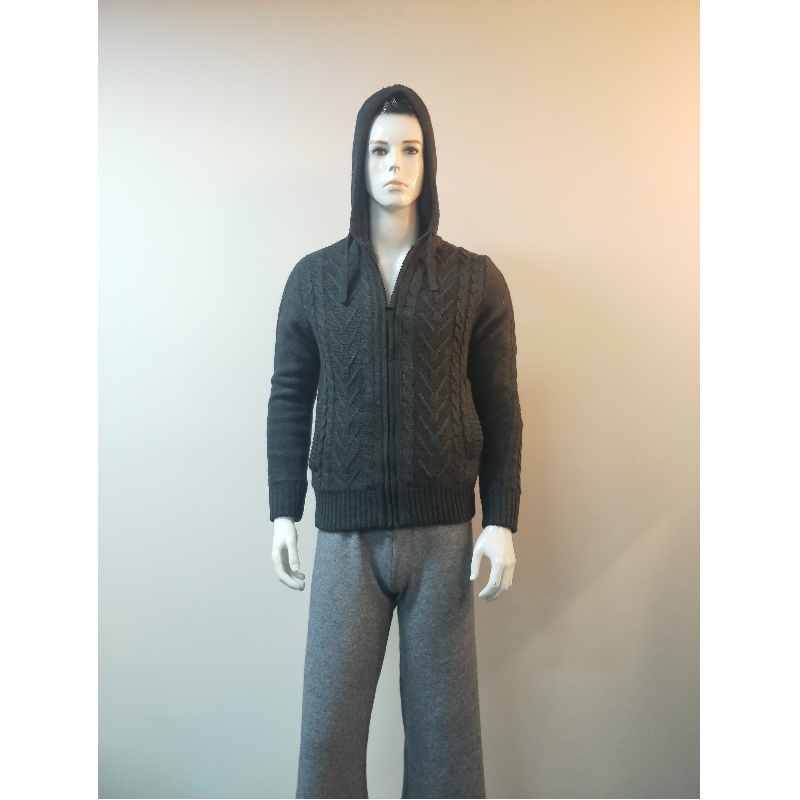ZWARTE HOODED TRUIJAS RLMS0071F