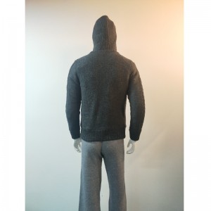 ZWARTE HOODED TRUIJAS RLMS0071F