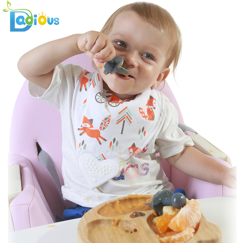 Bestseller Eerste zelfvoedende babyaccessoires Korte peuterlepel Food Grade PP-lepels en vorken voor babytraining