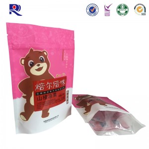 gelamineerde plastic zak met rits voor snacks