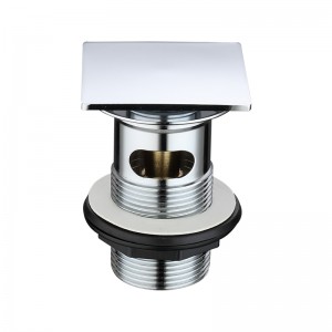 Badafval klik clack vierkant afval