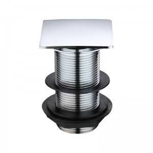 Metalen push-up vierkante pop-up afvoerstop