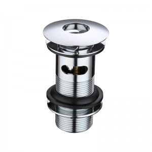 40 mm pop-up wastafel chroom afval sleuf