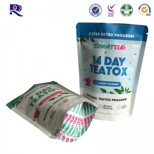 Beknopte en gelamineerde draagzak met afneembare ziplock of rits