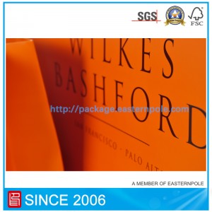 Winkelen papieren zak met aangepast ontwerp