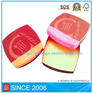 Luxe stijve chocoladedoos met kartonnen inzet