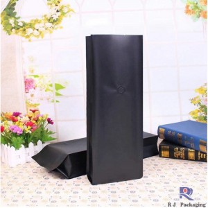 Aangepaste folie koffie en theezakje met zijvouw 8oz 12oz 16oz 32oz