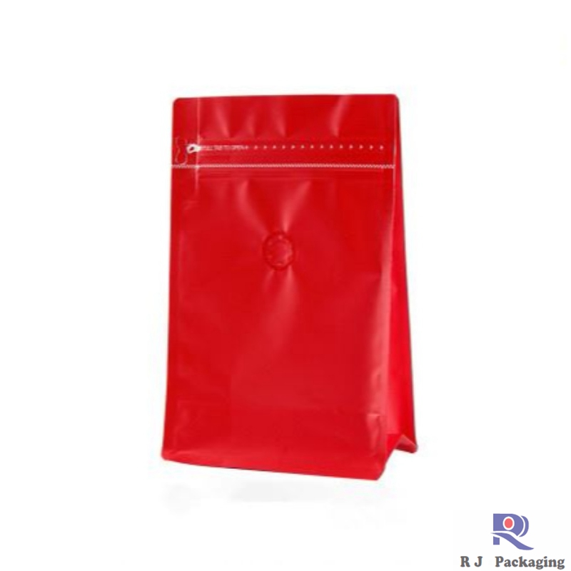 Quad seal platte onderste zak met zakrits voor voeder voor gezelschapsdieren of ander voedsel