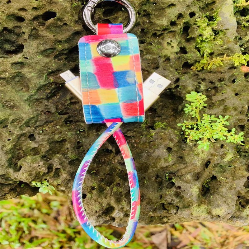 Draagbare datakabel met sleutelhanger