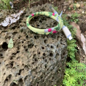 Schattige bloemLeather Data Cables