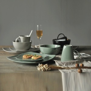 Keramische Stoneware Dolomiet Dinner Dinnerware Tableware Sets