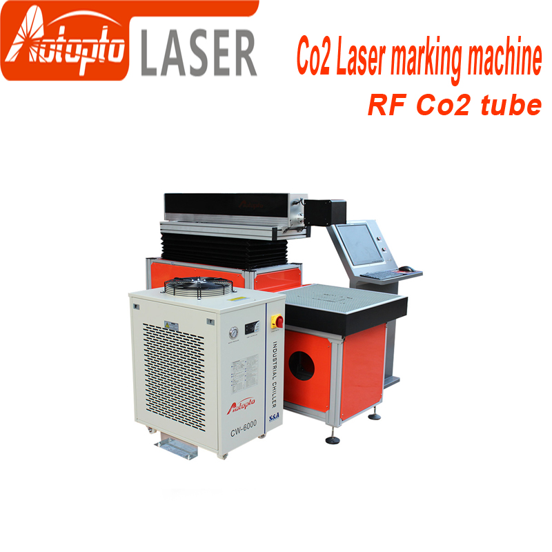 Co2 metalen buis lasermarkeermachine 50w 100w co2 lasermarkeermachines Co2 Rf Metal Tube