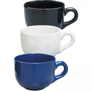 restaurant keramische nieuwe porselein effen witte vierkante / ronde fijne porseleinen luxe koffiemok