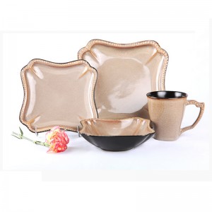 Goedkope Keramische Fijne Porseleinen Traditionele Ethiopische Dinner Sets