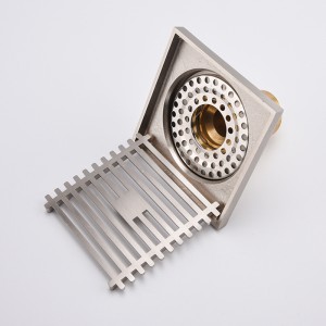 Wasvloer vloer val rooster decoratieve badkamer wastafel afvoer deksels