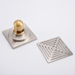 Verborgen afdekkap voor doucheafvoer